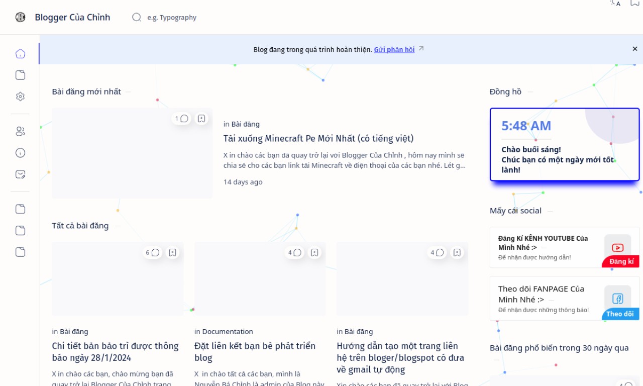Blogger Của Chỉnh